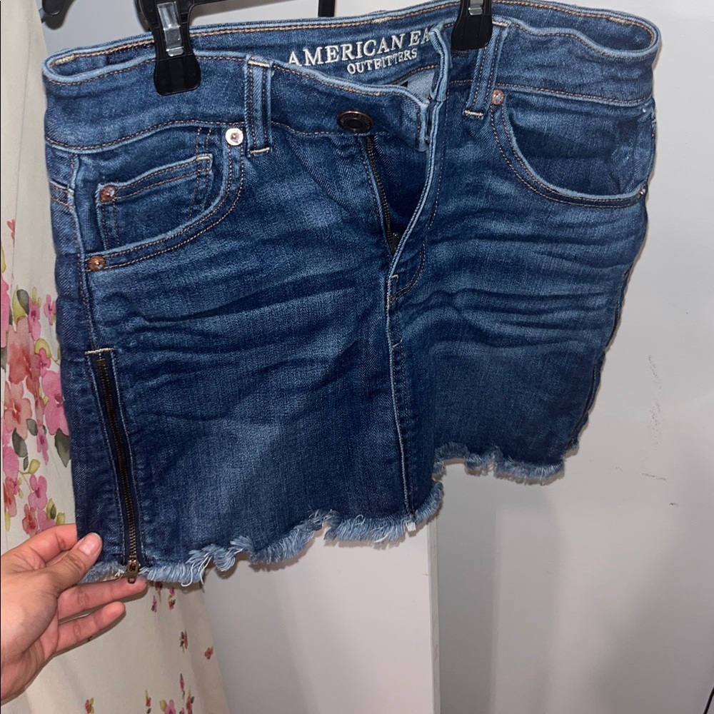 Jean American Eagle Skirt